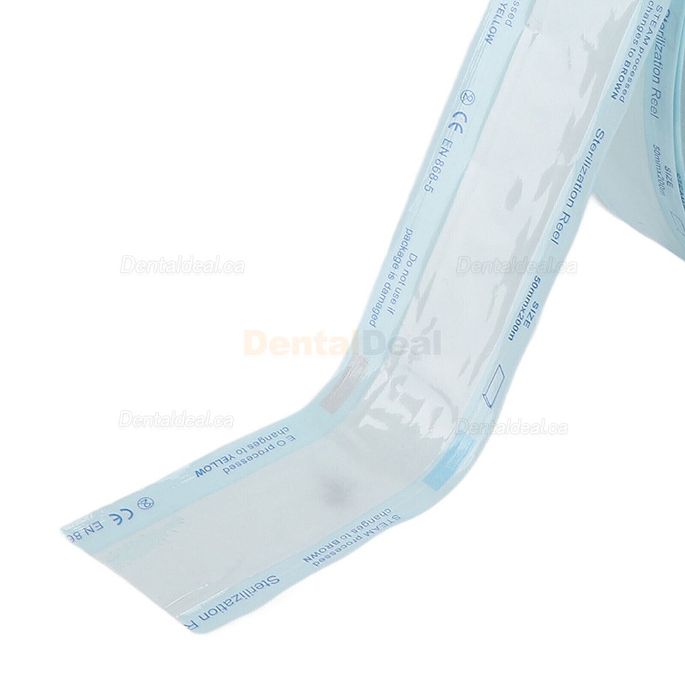 200M/Roll Dental Autoclave Sterilization Pouch for Sterilizer Sealing Machine